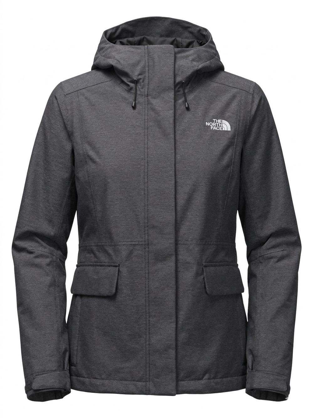 The North Face Women's Hooded Ski Jacket - Charcoal